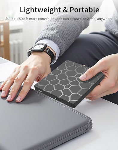 Image of External CD DVD Drive,8 in 1 USB 3.0 and Type-C CD Burner Player Writer with 4 USB Ports and 1 TF /SD Card Slots,Ultra Slim Optical Disk Driver for Laptop Mac PC Windows Linux OS