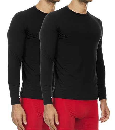 Thermajohn Thermal Shirts for Men Long Sleeve Thermal Compression Shirts for Men Base Layer Cold Weather