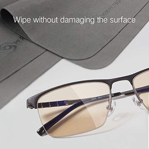 Perfectsight Microfiber Cleaning Cloth | Eyeglass Lens Cleaner [6 Pack, 5.7X6.7 Inch] Glasses, Phone, Camera, Computer Screen Cleaning | Safe For All Coated Lenses #TOP2