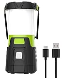 Vielseitig und praktisch: Unsere Campinglampe ist so konzipiert, dass sie alle Ihre beleuchtungsbedürfnisse in der freien natur erfüllt. Camping lampe dank des tragegriffs an der oberseite lässt es sich leicht transportieren und eignet sich somit perfekt für camping, wanderungen oder andere outdoor abenteuer. Sie können camping lampen auch auf jeder ebenen fläche platzieren oder mit dem unteren Haken aufhängen, was Ihnen mehrere beleuchtungsmöglichkeiten bietet.