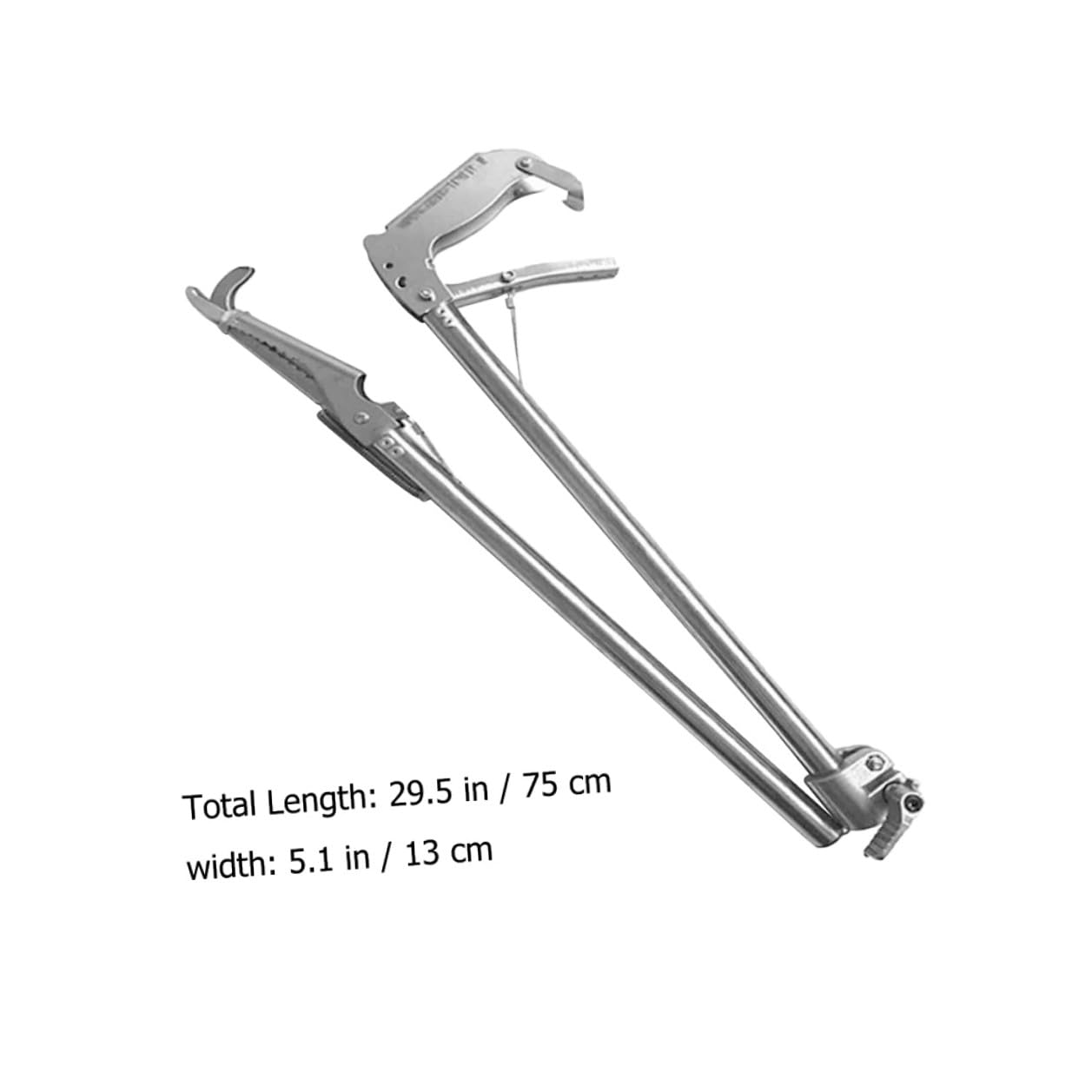 Toyvian Pinza in Acciaio Inossidabile Anti Granchi e Anguille Multiuso con Impugnatura Antiscivolo Strumento Robusto per Pesca e Cucina Seafood Clip Pratica per Raccolta e Pulizia