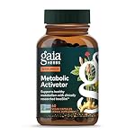 Gaia Herbs Metabolic Activator - Natural Energy Supplement for Metabolism Support - Made with Panax Notoginseng & Astragalus Extract - Free from Dairy, Soy & Gluten - 60 Capsules (60 Servings)