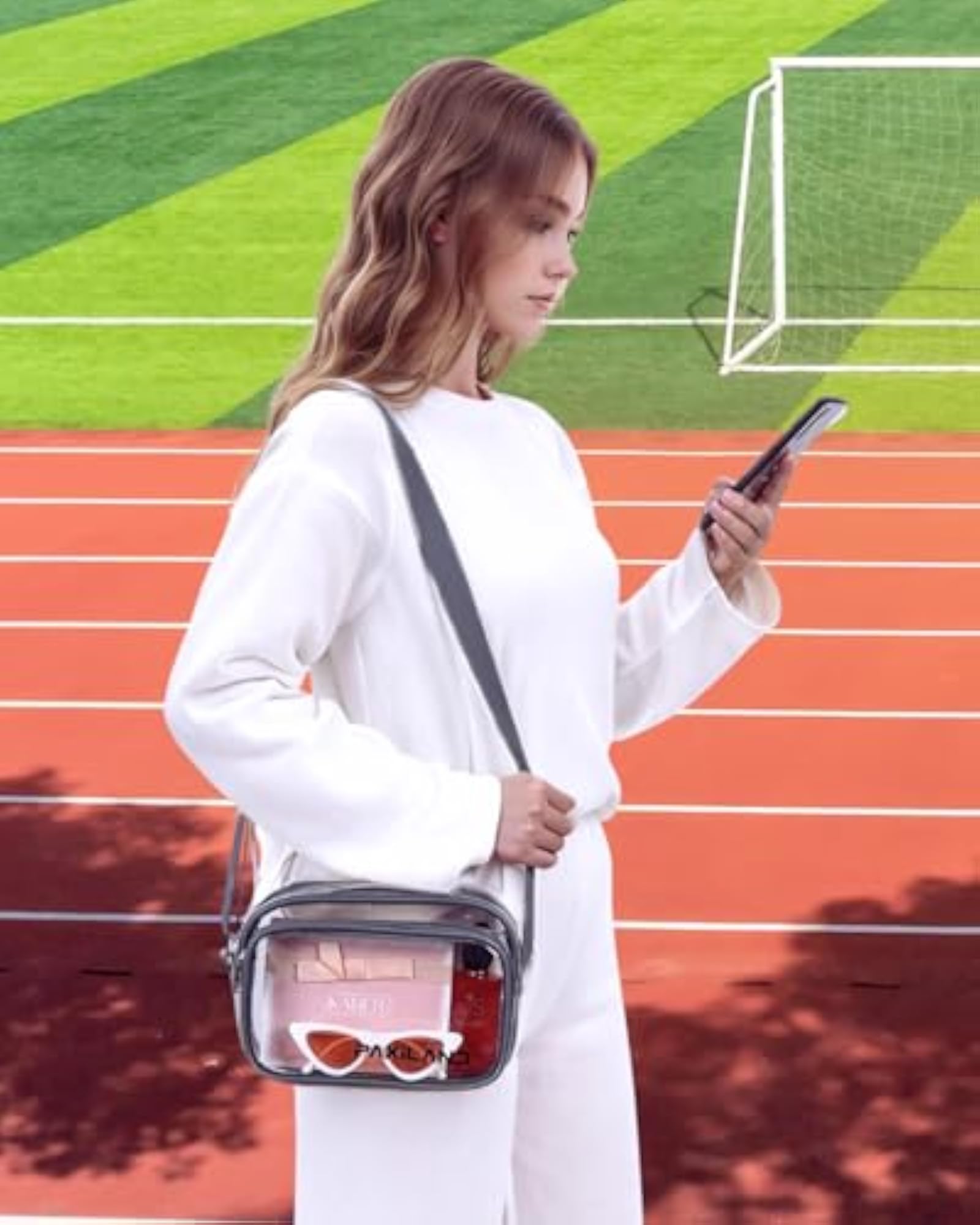 Stadium Approved Clear Crossbody Bag