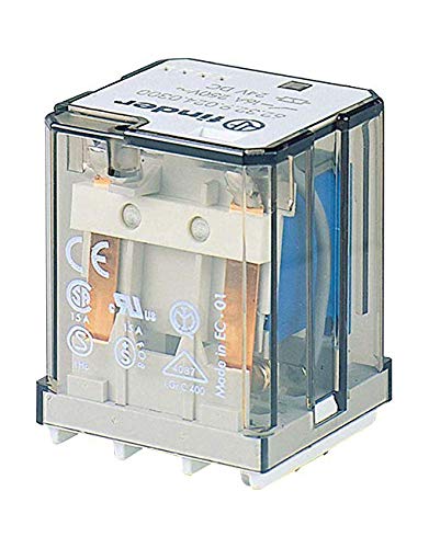 Relais 2S 16A FINDER 62.32.9.024.4600 avec bobine 24V DC haute performance