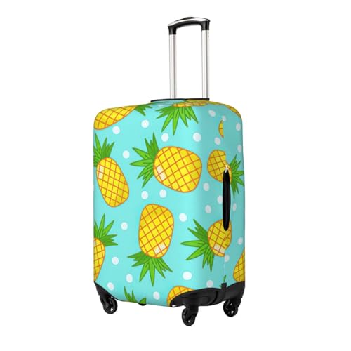 Fresh Pineapple Print Luggage Suitcase Cover Protector Luggage Washable Covers With Concealed Zipper2