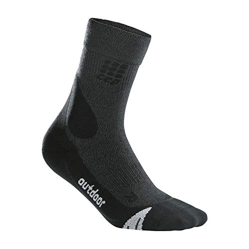 Image of CEP Women's Outdoor Compression Crew Cut Socks Outdoor Merino Mid-Cut Socks