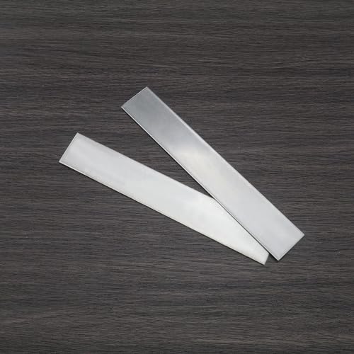 5Stk Reine Zinkanode Reines Zinkblech 99,995% Zink-Elektrodenstreifen für Laborverzinkung/Galvanisierung 1x25x152mm 19GA