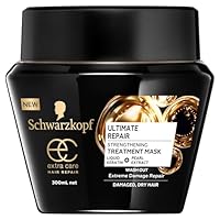 Schwarzkopf Extra Care Ultimate Repair Strengthening Treatment, Hair Repair Mask, 300mL