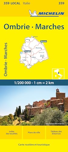 Carte Départementale Umbria, Marche