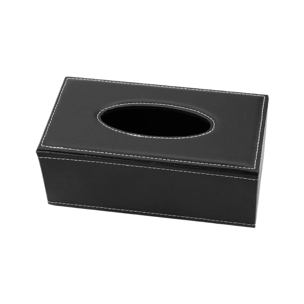 PU Leather Tissue Boxes Rectangular Box Paper Holder Home Kitchen Organization Supplies