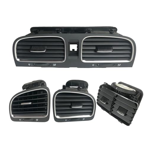 Grille ventilation Golf 6 kit complet de 4 pièces d'aérateur pour tableau de bord MK6 GTI R