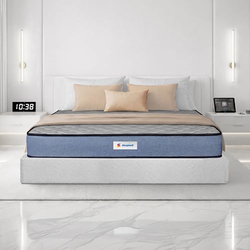 Image of Sleepwell Ortho Genius Grid Mattress | Single Size 72x35x5 Inch | Stable Orthopedic Grid Support Without Wobbling | Anti-Mite Anti-Microbial | Cool Yarn Fabric | Medium Soft | 10 Years Warranty