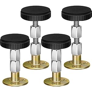 4 Stks Hoofdbord Stopper Met Verstelbare Schroefdraad Anti-Shake Schokabsorptie Telescopische Ondersteuning Voor Bed, Kast, Stoel, Bank