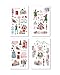 Santa’s Workshop Sticker Book – Pastel Christmas Planner Stickers with Fashion Illustrations – Holiday Scrapbooking, Hobonichi and Journaling Stickers – by Rongrong Devoe