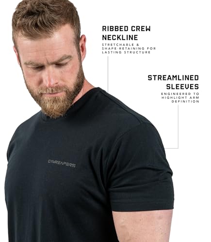 Gymreapers American Reaper Moisture Wicking T-Shirts for Men - Workout Gym Shirts - Running Athletic Tees & Dry Fit Tshirt4