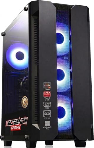 PC Gaming Ryzen 3 3200G • Radeon Vega 8 2Gb grafische kaart • 16G...