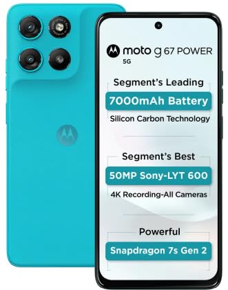 Motorola G67 Power (Pantone Blue Curacao, 8GB RAM, 128GB Storage) Motorola G67 Power (Pantone Blue Curacao, 8GB RAM, 128GB Storage)