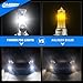 FAHREN 9006 LED Bulbs, 9006/HB4 Driving Bulbs, 40000 Lumens Super Bright, 6500K Cool White, 9006 Driving Fog Bulb, 6,0000 Hrs Lifespan, 1:1 Mini Size, IP68 Waterproof, Pack of 2