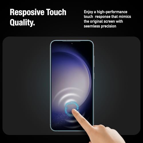 Image of Supershieldz NeoGuard Tempered Glass Screen Protector Guard for Samsung Galaxy S23 Plus and S22 Plus - Case-Friendly, Easy Installation