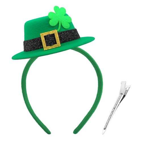 YanJie Small St. Patrick's Day Hat �w�b�h�o���h �N���b�v�t�� ���v���R�[�� �w�b�h�o���h �����p ���p�g���b�N�f�[ �A�N�Z�T���[ �w�b�h�o���h ���̎q�p �V�������b�N �w�b�h�s�[�X