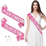 Photo Gallery 2 fasce per sopravvissute al cancro al seno per la consapevolezza del cancro al seno, nastro rosa da combattente, decorazioni glitterate, striscione per donne, raccolta fondi per eventi pubblici Photo Gallery 2 fasce per sopravvissute al cancro al seno per la consapevolezza del cancro al seno, nastro rosa da combattente, decorazioni glitterate, striscione per donne, raccolta fondi per eventi pubblici
