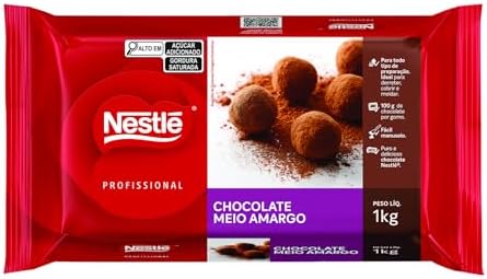 Cobertura NESTLÉ Chocolate Meio Amargo Professional 1kg