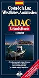 ADAC Karte, Costa de la Luz, Westliches Andalusien