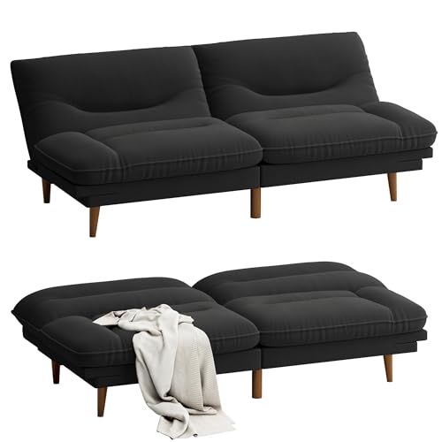 Homall Futon Sofa Bed, Modern Loveseat Futon Couch with...