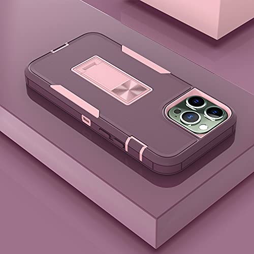 Showdd Designed For Iphone 13 Pro Max Case, Military Grade Drop Protection Iphone Case Compatible With Magnetic Car Mount, Hybrid Hard Pc Kickstand Case For Iphone 13 Pro Max 6.7", Purple #TOP1