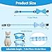 2 Pcs Cat Collars for Boy Cats, Boy Cat Collar with Bell Kitten Collar Breakaway Adjustable Kitten Bow Tie Small Puppy Pet Solid Color Plaid Safety Collars (Blue)