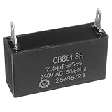 Económico y duradero DADEQISH 350V 7.5uF CBB61 Condensador Condensador Generador AVR Para Generadores Diesel Accesorios para herramientas de motos
