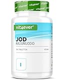 Iodio 400µg - 365 compresse di ioduro di potassio - Ioduro di potassio per una scorta di 1 anno - Senza additivi indesiderati - Altamente dosato - Vegan