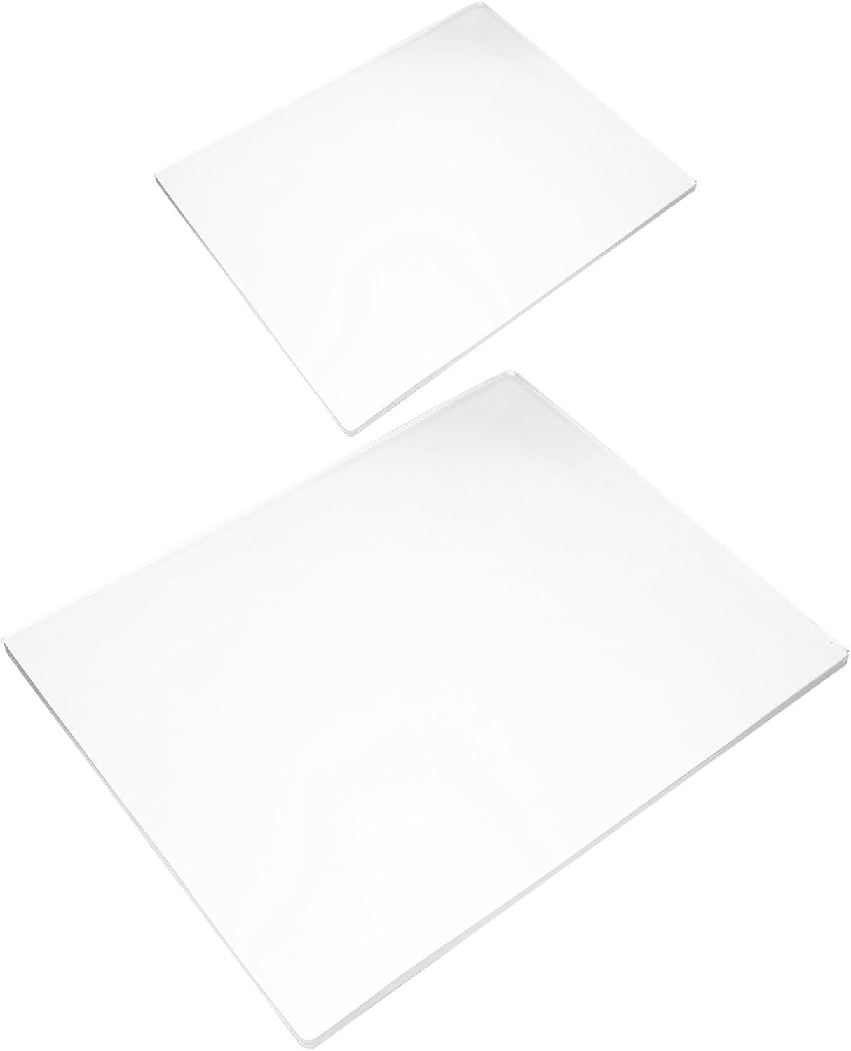 2pcs Clear Gel Printing Plate - A4 A5 Gel Press Monoprinting Plates - Rectangle Printmaking Supply for Home Classroom Craft Activities DIY Painting Art