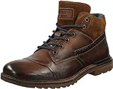 herren stiefel leder filz Stiefel Kaltfutter bugatti Herren Vittore Stiefel, Cognac, 43 EU