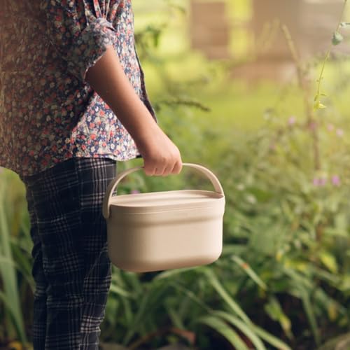 Miniatura 9 de Urbalive Cubo De Basura Orgánica De Cocina 4l Con Tapa Pequeño Compostador De Diseño Apto Lavavajillas Cubo Basura Pequeño Fabricado Con Posos De Café, Incluye Bolsas Biodegradables