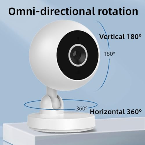 Wokoy Baby Monitor Camera High Definition Smart Two-Way Voice Call Remote Camera with Night Vision Wireless Mobile Intercom for Babies Pets - Thumbnail 6