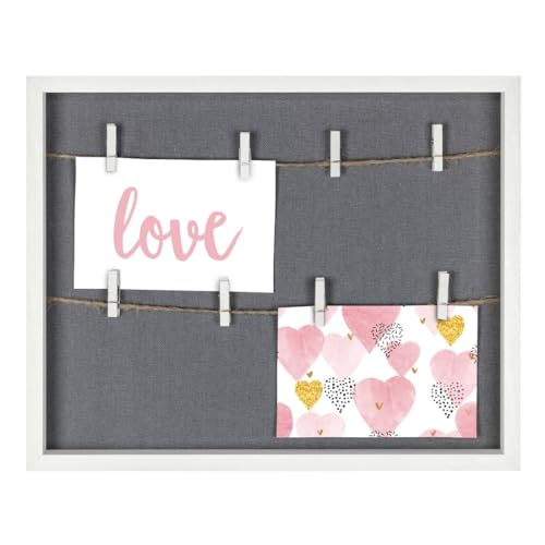 Hama Fotorahmen mit Klammern und Leine, 29,5 x 36,5 cm (tiefer Bilderrahmen...