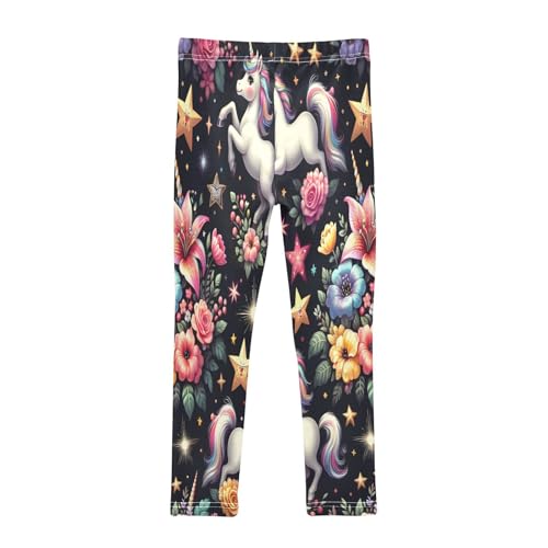 Toddler Girls Leggings Printed Yoga Pants Leggings Adorable Unicorns for Kids2