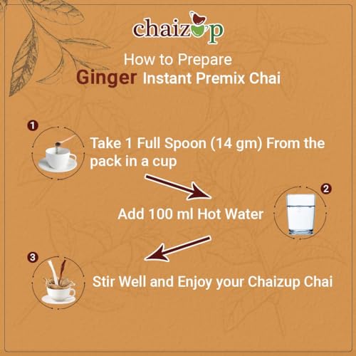 Chaizup Premium 1 Min Instant Assorted Tea Pack - 1kg Cans (Pack of 2) | Saffron & Ginger Flavours | Approx. 144 Servings | 2kg