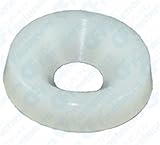 50 #8 Nylon Finishing Washers - Natural