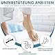 Actesso Knöchelbandage – Sprunggelenkbandage für Schmerzen, Verstauchungen & Sportverletzungen | Bandage Fußgelenk für Männer/Frauen | Links/Rechts Tragbar (Beige, Mittel)