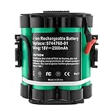 La batteria agli ioni di litio da 2500 mAh può essere caricata o scaricata in caso di necessità senza perdita di capacità. Proprio come batteria originale per trapano e tagliasiepi. Ecologico, efficiente, stabile e durevole.
