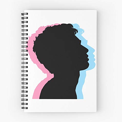 Calum Notebook Spiral Sos Spiral Seamless SootNotebook, Diary, Small Format Journals