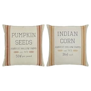 VHC Brands Harvest Hollow Pillow Cover Set of 2 18x18, Decorative Fall Throw Pillow Covers, Primitive Decor for Fall and Thanksgiving VHC Brands Harvest Hollow Pillow Cover Set of 2 18×18 Decorative Fall Throw Pillow Covers Primitive Decor for Fall and Thanksgiving