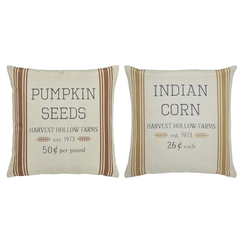 VHC-Brands-Harvest-Hollow-Pillow-Cover-Set-of-2-18x18-Decorative-Fall-Throw-Pillow-Covers-Primitive-Decor-for-Fall-and-Thanksgiving VHC Brands Harvest Hollow Pillow Cover Set of 2 18×18 Decorative Fall Throw Pillow Covers Primitive Decor for Fall and Thanksgiving