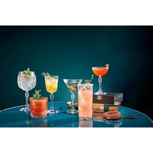 Bormioli Rocco Set of 6 Glasses America'20, Glass, cl48 Bormioli Rocco Set of 6 Glasses America20 Glass cl48