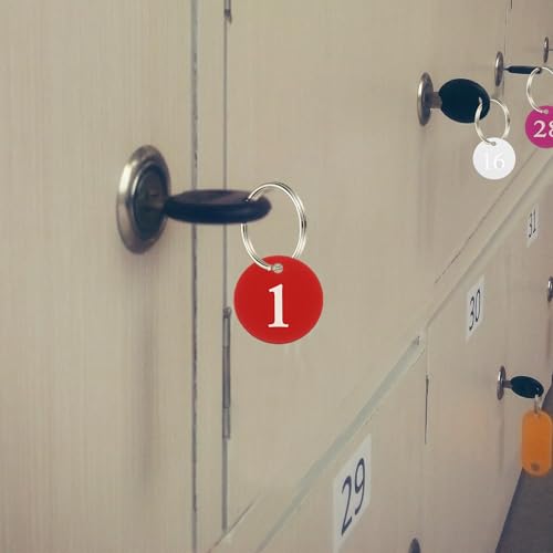 Organizador de llaves con etiquetas de aluminio numeradas para evitar pérdidas 5