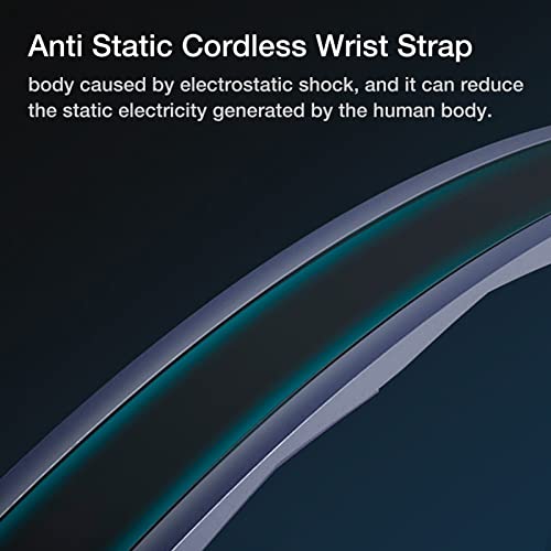 Pulseira Estática | Pulseiras Silicone para Eletrônicos - Pulseiras esportiva anti-estática à prova