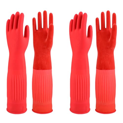 North Tower Rubber Gloves Kitchen Cleaning For Washing