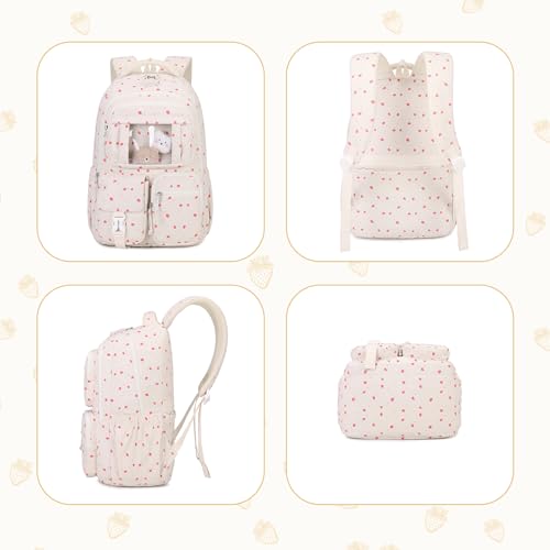 Image of PIG PIG GIRL Kids Backpack for Girls School Book Bag for Elementary Primary